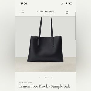 Sold out Freja New York Linnea tote bag. Perfect for work or school.